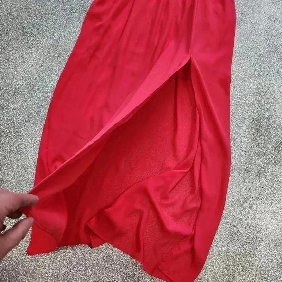 CURVY SENSE SUBRINA OPEN BACK  SHEER DRESS SIZE 1X - Picture 3 of 8